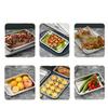 Jinjinlin 304 Stainless Steel Square Deep Serving Tray Set