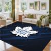 Toronto Maple Leafs Design Kristalfluweel Tapijt Zacht Decoratief Mat voor Slaapkamer Entree