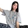 Black Short-sleeved T-shirt for Women New Summer Half-sleeved Versatile Loose Slimming Korean Top