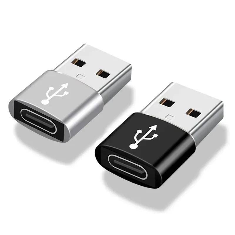 100pcs USB-C Adapter Type C To USB2.0 Adapter Male To Female USB C Converter Type-C Converter for PC Laptop Cell Smartphone