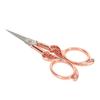 Vintage Scissors Stainless Steel Carved Handle Effort Saving Multifunction Craft Scissors for Embroidery Craft Art
