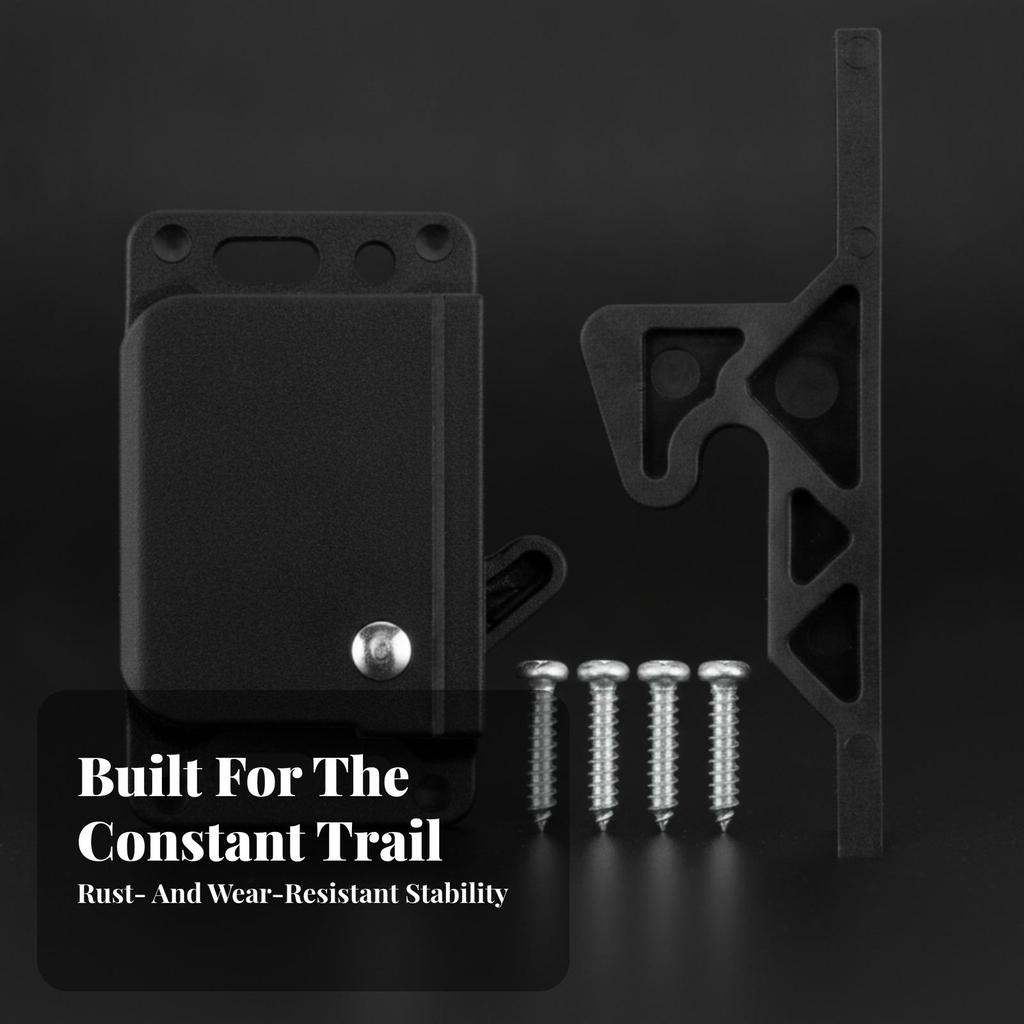 Cabinet Latch with Strike Long-Lasting Easy-to-Install for DIYers