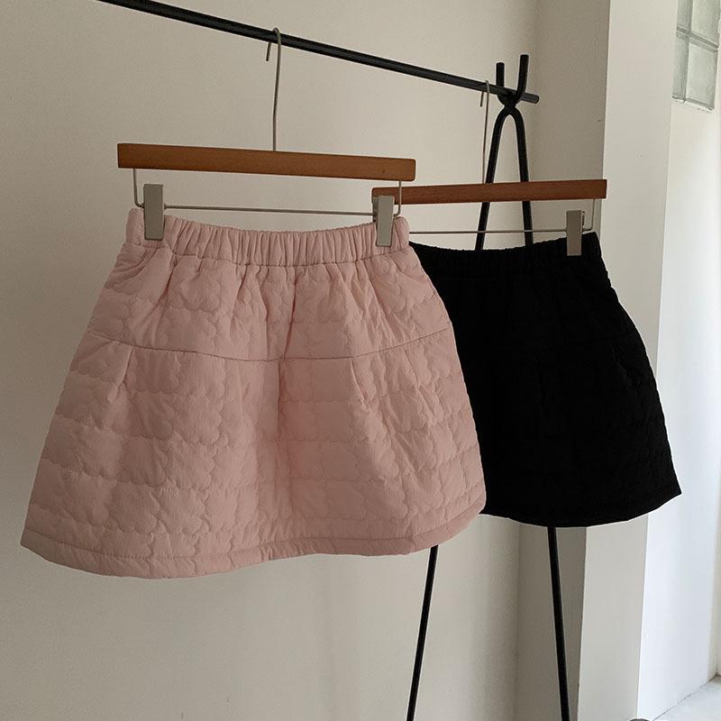 Women s Winter Elastic Waist Korean Style Casual Short Skirt One Size розовый