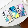 U-Urusei Yatsura L-Lum M-Coque de téléphone portable Pour Samsung Galaxy A13,21s,22,31,32,52,53,71,72,73, Couverture noire souple