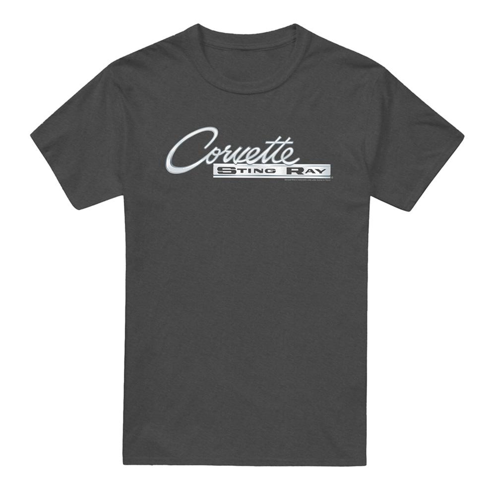 Chevrolet Unisex Adult Chrome Stingray Logo Heather T-Shirt