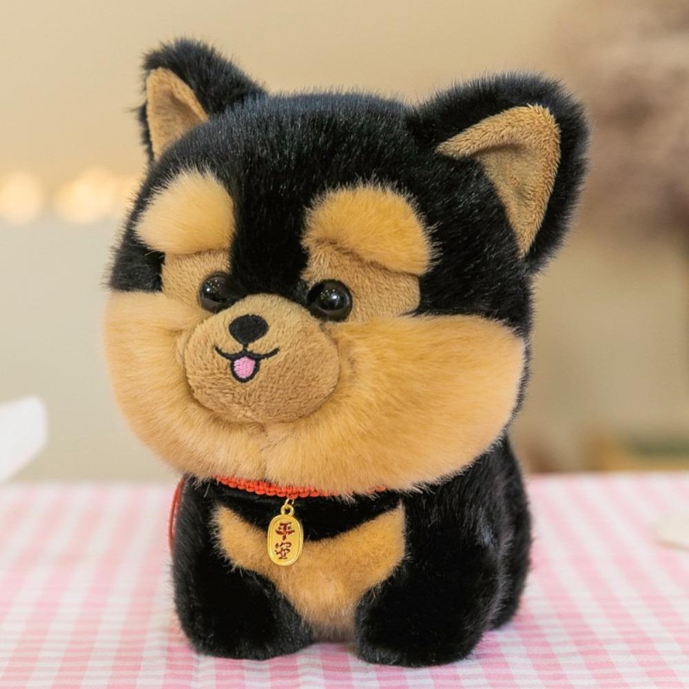 20cm Stuffed Animals Lifelike Puppy Plushies Doll  for Girls Boys Child Gifts