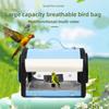 Transparent Bird Carrier Bag for Sun Conure Cockatiel Parakeet Portable Crossbody Shoulder Handbag for Small Pets