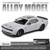 Challenger Alloy Simulation Srt Hellcat Model Toy With Lighting Function