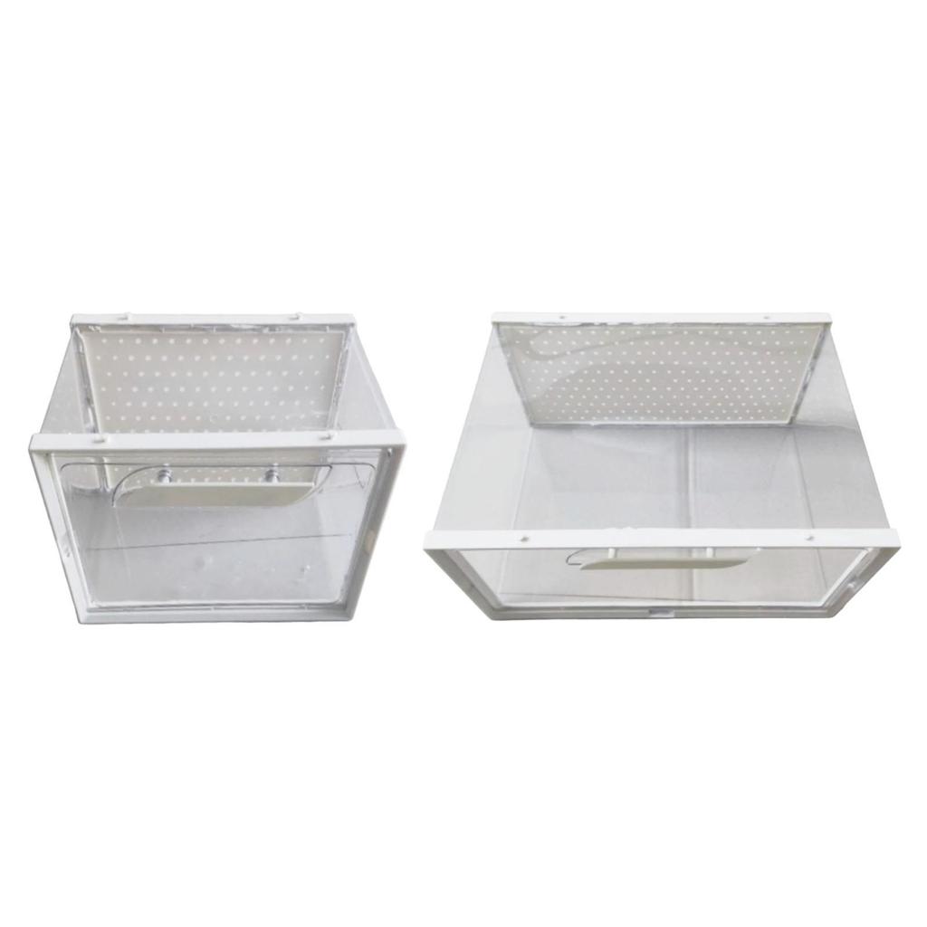 Reptile Terrarium Carrier Transparent Reptiles Cage,Reptile Breeding Box,for Crayfish