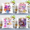 1PC Pop-Cartoon Movie K-Pop Demon Hunters Pillow Case Square  Bedroom Sofa Leisure Comfort Cushion Car Home Decoration