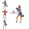 Sexy Cheerleader Uniforms With Nylon Blend Fabric For Dance And Costume Enthusiasts