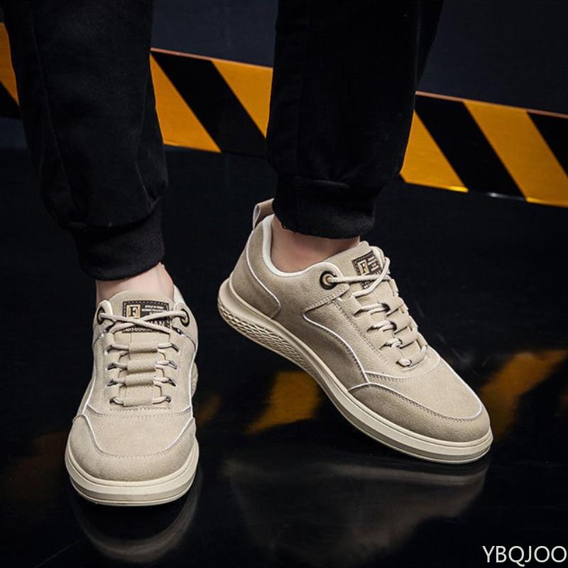 Frühling Sommer neue einfarbige tief ausgeschnittene Herrenschuhe lässige Sport dicke rutschfeste verschleißfeste Trend Herren Sportschuhe