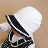 Material Made in Japan Tuxedo Design Newborn Baby Dress Set with Hat for Shrine Visits and Hospital Leave Black Boys' Spring/Autumn