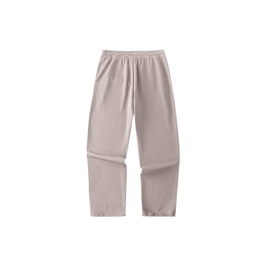 Anta Loose Breathable Straight Leg Knitted Sports Pants Men bottoms Majestic-Gray 152428328-2