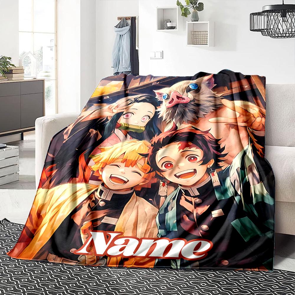 Custom Name Unicorn Fantasy Adventure blanket for Couch & Bed, Plush Cozy Fuzzy Blanket Super Soft & Warm Blankets for Fall and Winter. 0908209