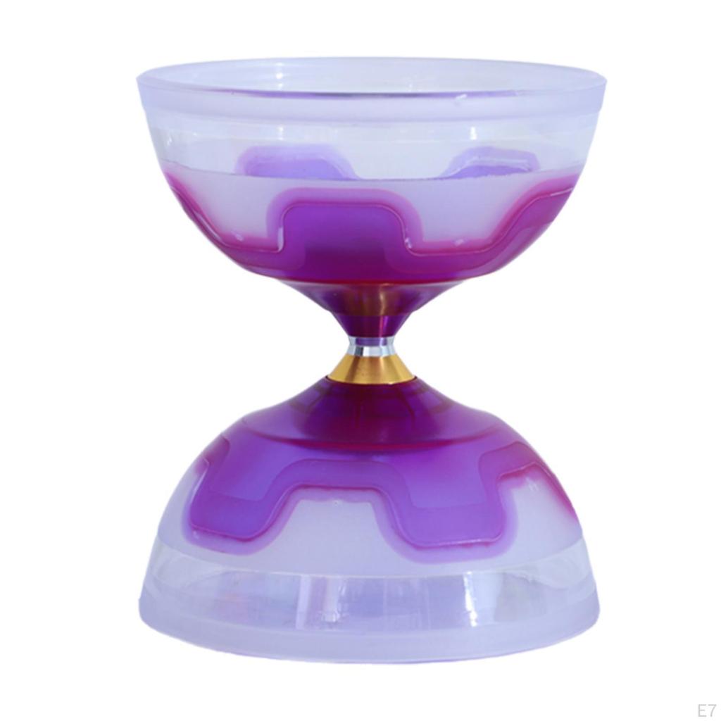 Set de Diabolo Chinois Jouet Balle Jonglerie Triple Roulement pour Adultes Enfants