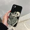Phone Case For Xiaomi Redmi note 14 Pro 14 13 12 11 10 Pro 14S 12S 11S Redmi 14C 13C 10 Skeleton Art