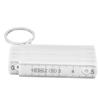 2Pcs ABS Folding Ruler Portable 0.5m Foldable Ruler with Key Ring for Carpentry Laying Tiles