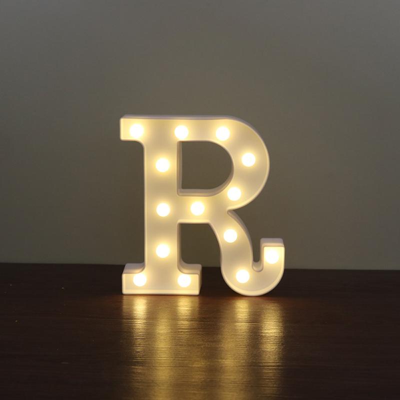 LED Marquee Letter Character Lights A - Z Alphabet Light Up Sign Decor