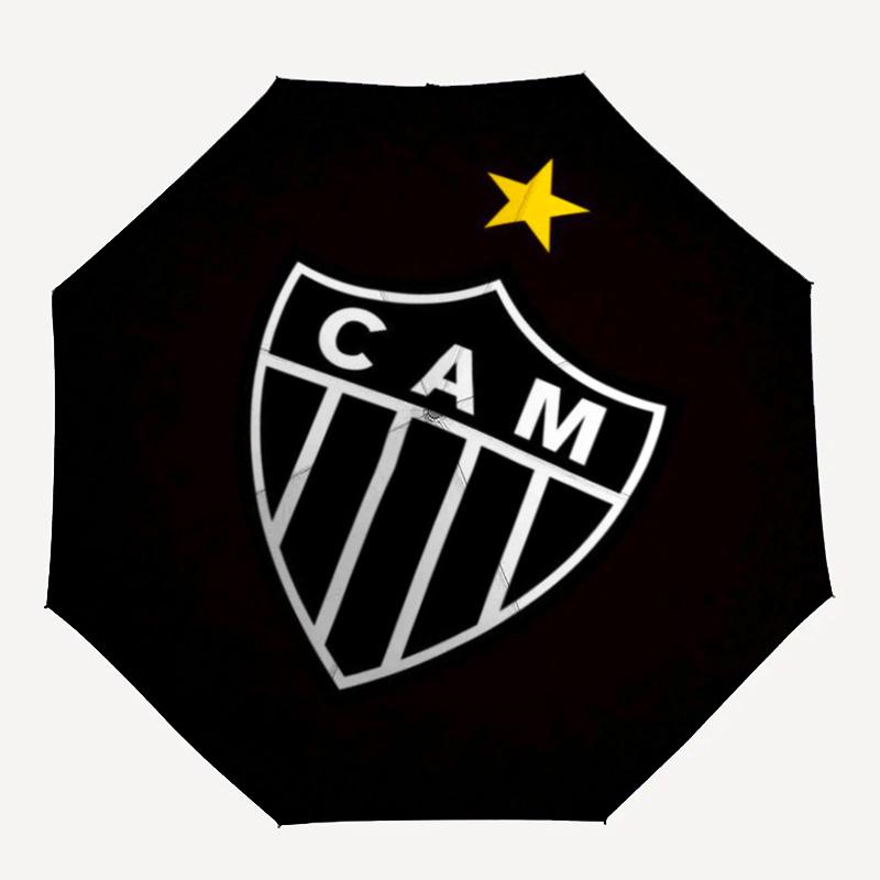 Atlético Mineiro CAM Logo Umbrella, Football Club Foldable Sun Rain Umbrella