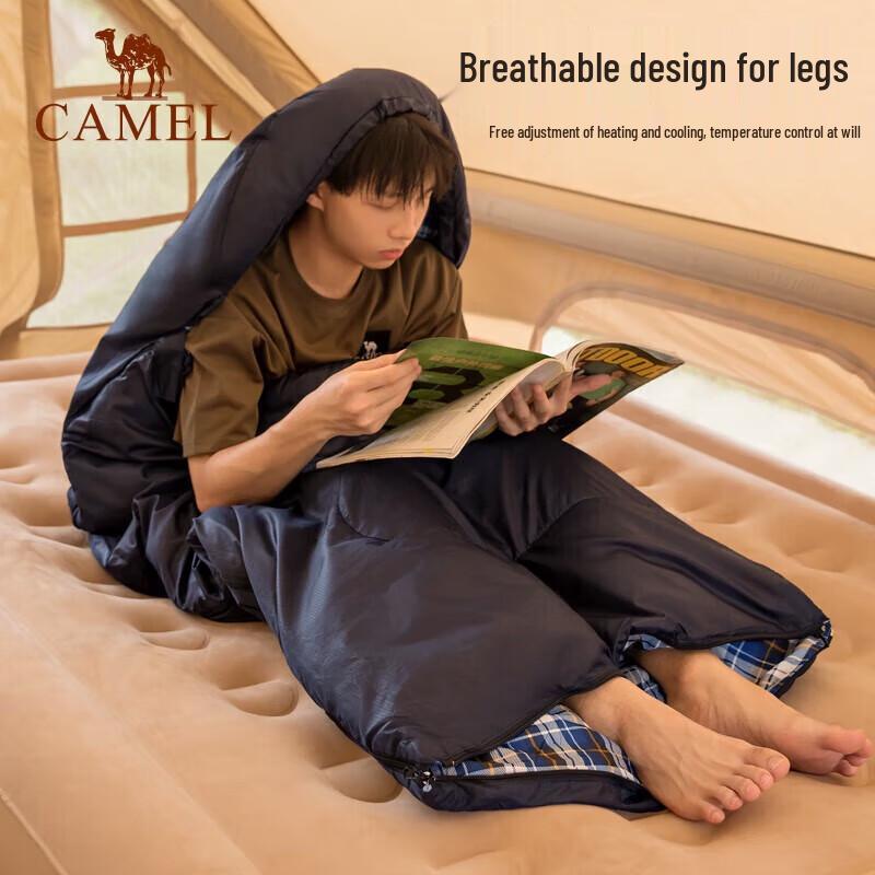 CAMEL Adult Winter Goose Down Sleeping Bag