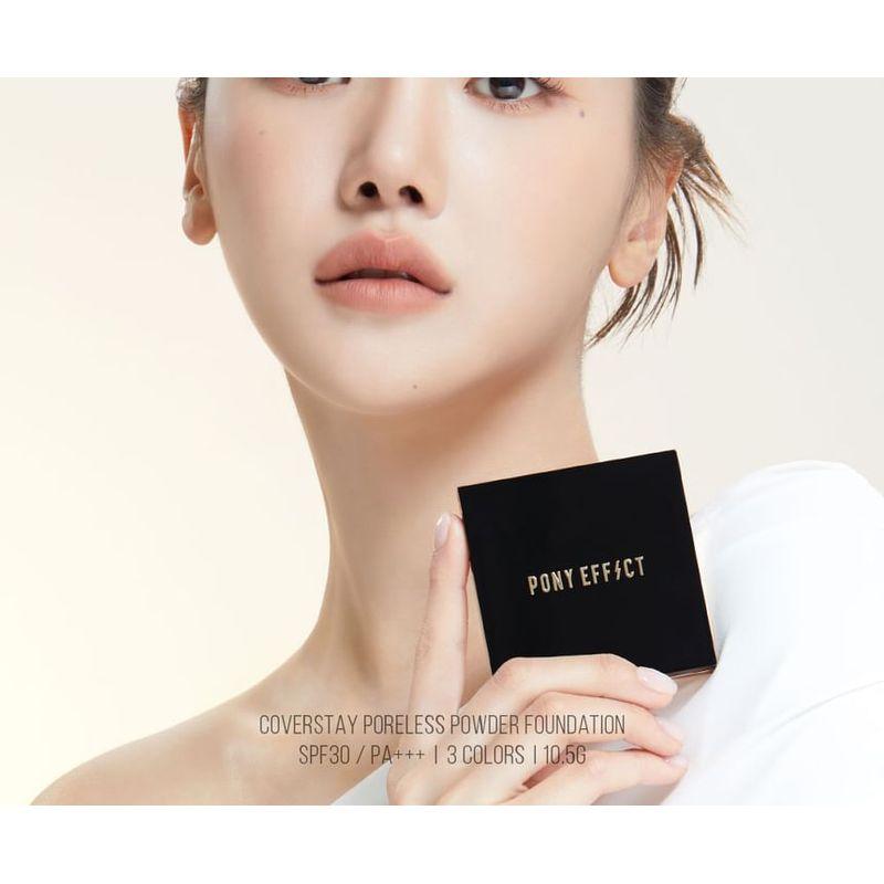 PONY EFFECT - Coverstay Poreless Powder Foundation - 3 Colors
