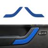 2x Inner Door Handle Frame Trim Decor Cover for Jeep Wrangler JK 2011-2017 Blue
