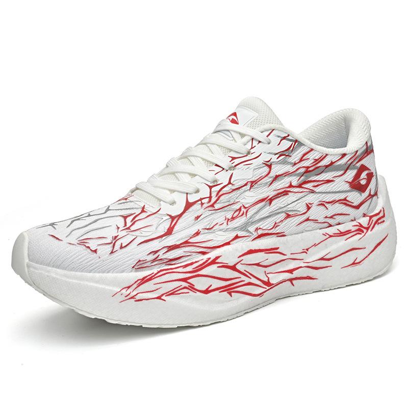 

C202 6th Gen Women s Luminous Carbon Plate Marathon Running Shoes 42 червоний/білий