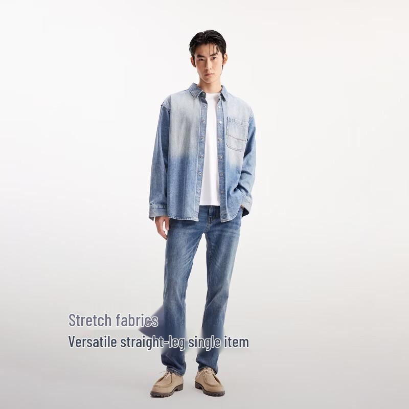 Jack & Jones Men's Autumn Straight Fit Elastic Jeans
