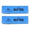 2Pcs Butter Stick Squishy Fidget Toys Elastic Cheese Stick Funny Squeeze Prank Toy Stress Anxiety Relief Game
