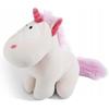 Teodor Plush Toy Unicorn White with Pink Details 30x45cm Soft Cuddly Stuffed Animal Kids Gift