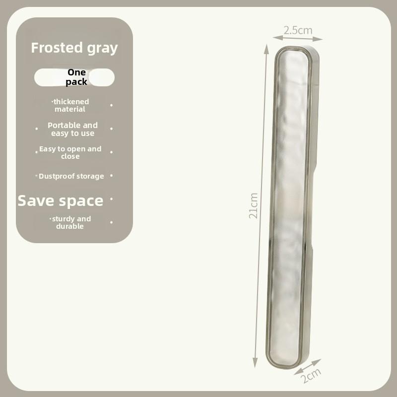 Household Portable Water Ripple Travel Compact and Portable Toothpaste and Dental Utensils Dustproof Storage Box