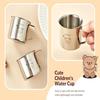 50/100/150ml 304 Stainless Steel Drinking Cup With Handle Durable Tumbler Anti Scalding Mini Cute Water Cup For Kids Drinkware