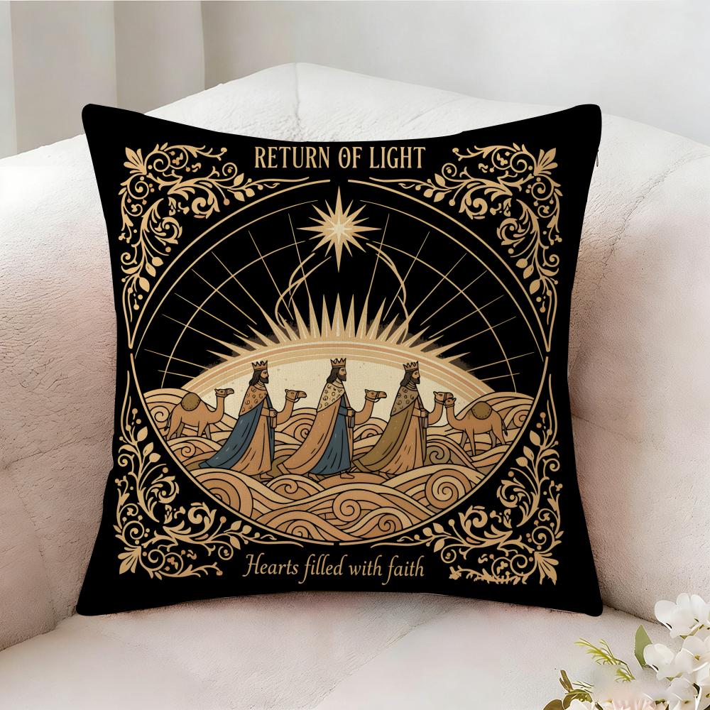 Impressionistic Color Patterns Pillow Case Pillowcase Doublesided Printed Sofa Cushion Bedroom Headboard Pillow