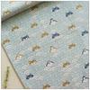 Tejidos de Algodón Grueso con Estampado de Cabeza de Perro Curva Marina, Tela para Bolsos Hechos a Mano DIY Material 100% Algodón Accesorios de Costura