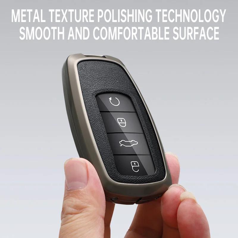 Styling Mouldings Car Key Shell Fob Holder Key Cover Case For Chery Tigo 7 8 Pro Max Omoda C5 Tigo 7 8 Plus Arrizo 5 Plus Access