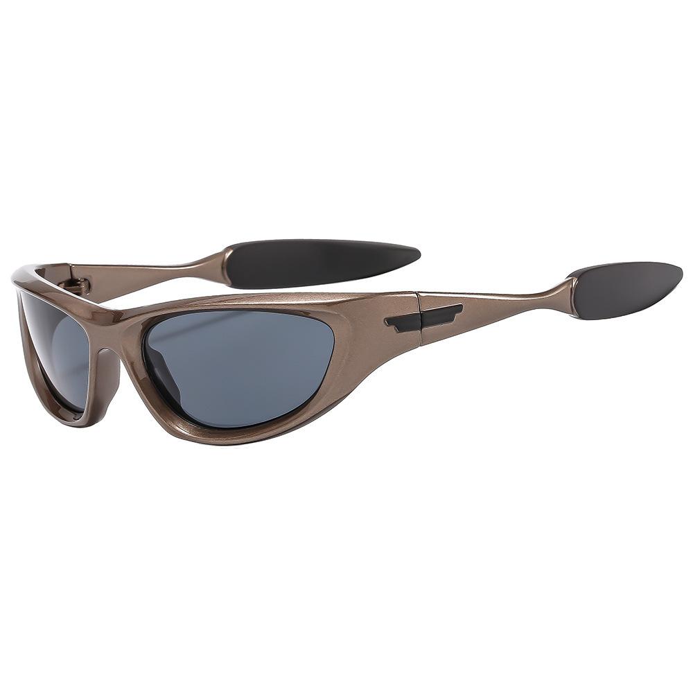 Luxury Y2K Sunglasses Women Men Vintage Punk Mirror Shades Sport Riding Goggles UV400 Protection