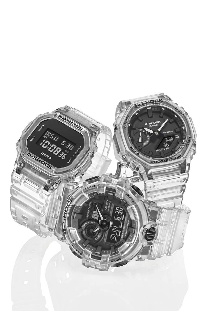Casio Skeleton Series Clear G-Shock DW-5600SKE-7JF Men's Watch,