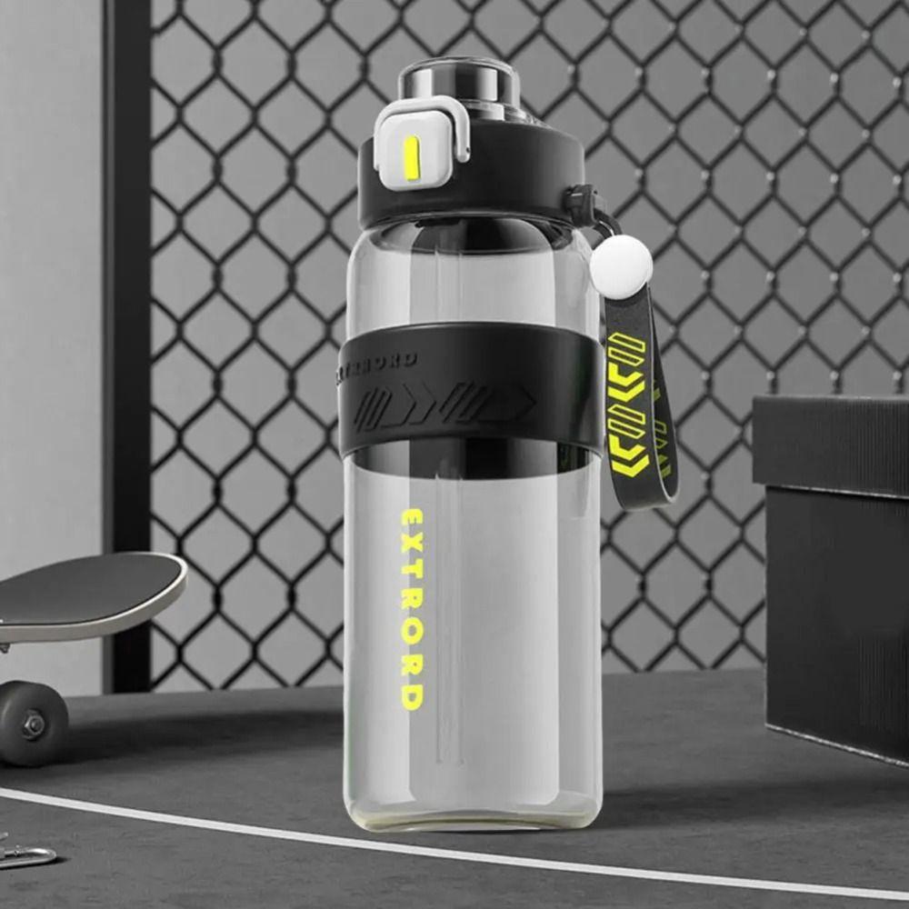 

Leak Proof Colorful Plastic Cup PC Outdoor Sports Kettle 800ml Sports Water Bottle Gym білий