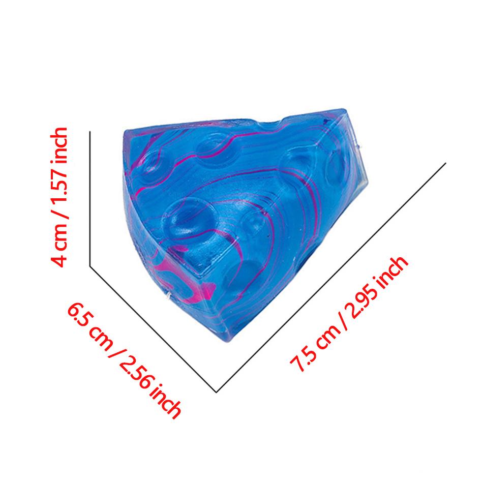 Flow Pattern Kaas Maltose Squishy Speelgoed Kneedblok Malt Suiker Fidget Speelgoed Angstverlichter Langzaam Zacht Knijpspeelgoed voor Vrienden