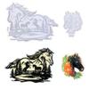 Exquisite Horse Shape Decoration Making Silicone Mold Resin Mold for DIY Project