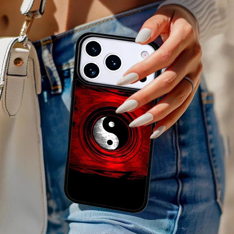 Eight Diagrams Taiji Yin Yang Phone Case For iPhone 17 Air 14 15 13 12 Max Cover For Apple 14 15 16 16e 11 Pro Max Plus