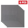 6PCS Classic Base Plate 32x32 16x32 Dots Baseplate Bricks DIY Assembly ABS Plastic Building Blocks Compatible Brand Figures City