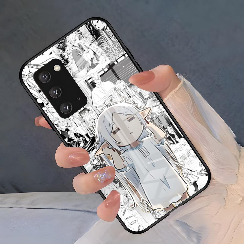 Hot F-Frieren Anime Phone Case For Samsung A25 A13 A33 5G A54 A36 A35 A56 A52 A14 Shockproof Glass Cover