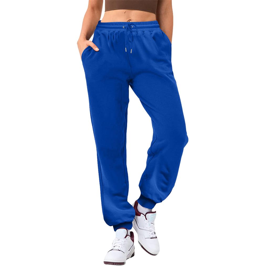 Solid Color Women Pants Pocket Long Women Outdoor Casual Trousers Ladies Solid Color Workout Leggins Gym Clothing