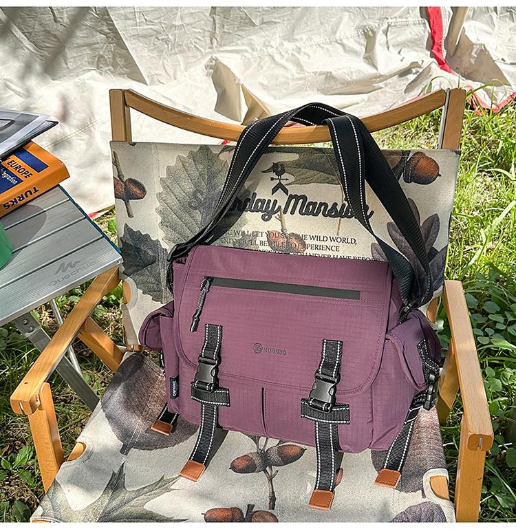 School bag, large capacity men's bag, trendy brand ins, Japanese style, versatile single-shoulder crossbody bag, trendy fashion women's bag,travel bag