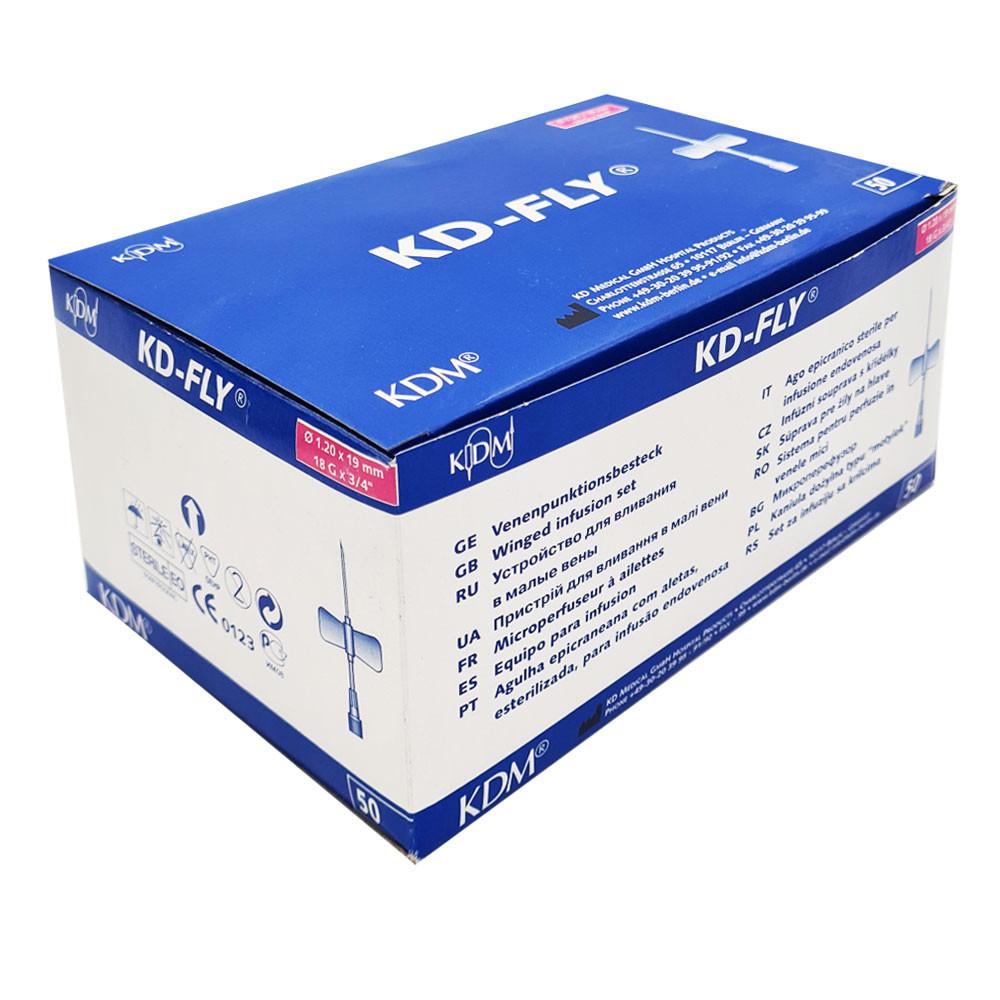 Butterfly Needle 18G 1.2Mm X 19Mm Kdm Kd-Fly 50Pcs