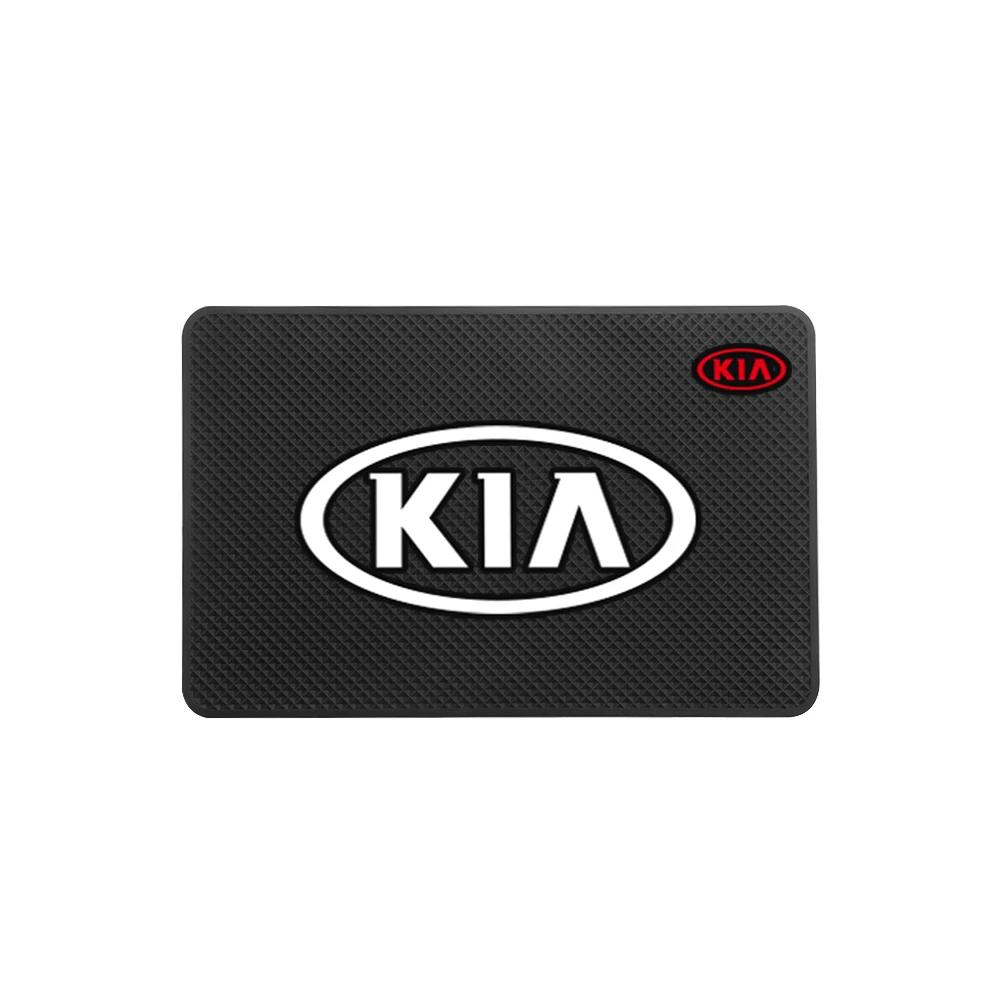 1/2pcs 3D Car Non-Slip Mat Interior Dashboard Phone Silicone Anti-Slip Pad Styling Accessories For Kia Picanto Rio Ceed Cerato