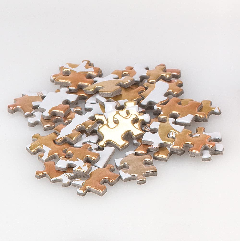 Yanoman [Made In Japan] 300-Piece Jigsaw Puzzle, Petit Petit Light Series, Disney Colorful Gold Donald Duck, 42-97 (16.5 X 21.5 Cm), Includes Piece
