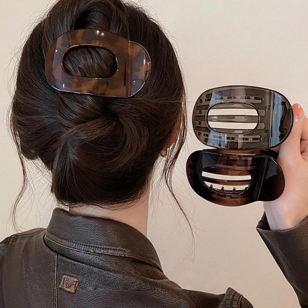 Retro Elegant Updo Shell Hair Clip for Women - 2026 Style Duckbill Clip